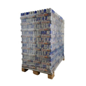 pallet of red bull